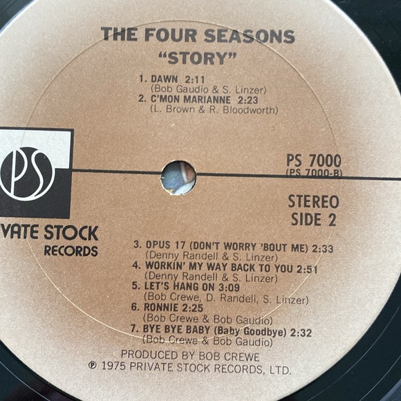 1975 The Four Seasons Frankie Valli Two Record Greatest Hits Vinyl Record Album - Picture 14 of 16